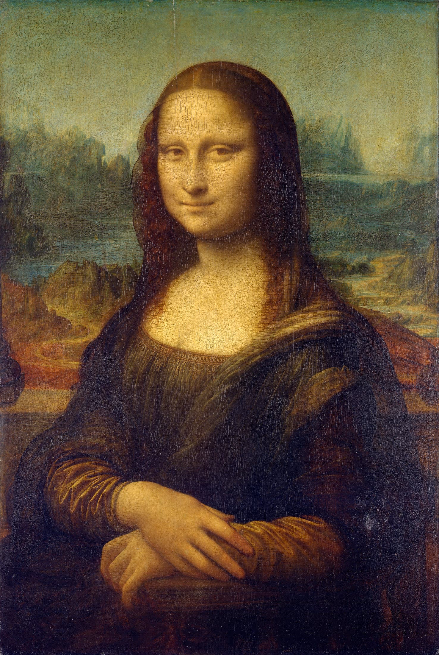 Leonardo da Vinci’s Mona Lisa, painted on poplar between about 1503 and 1519